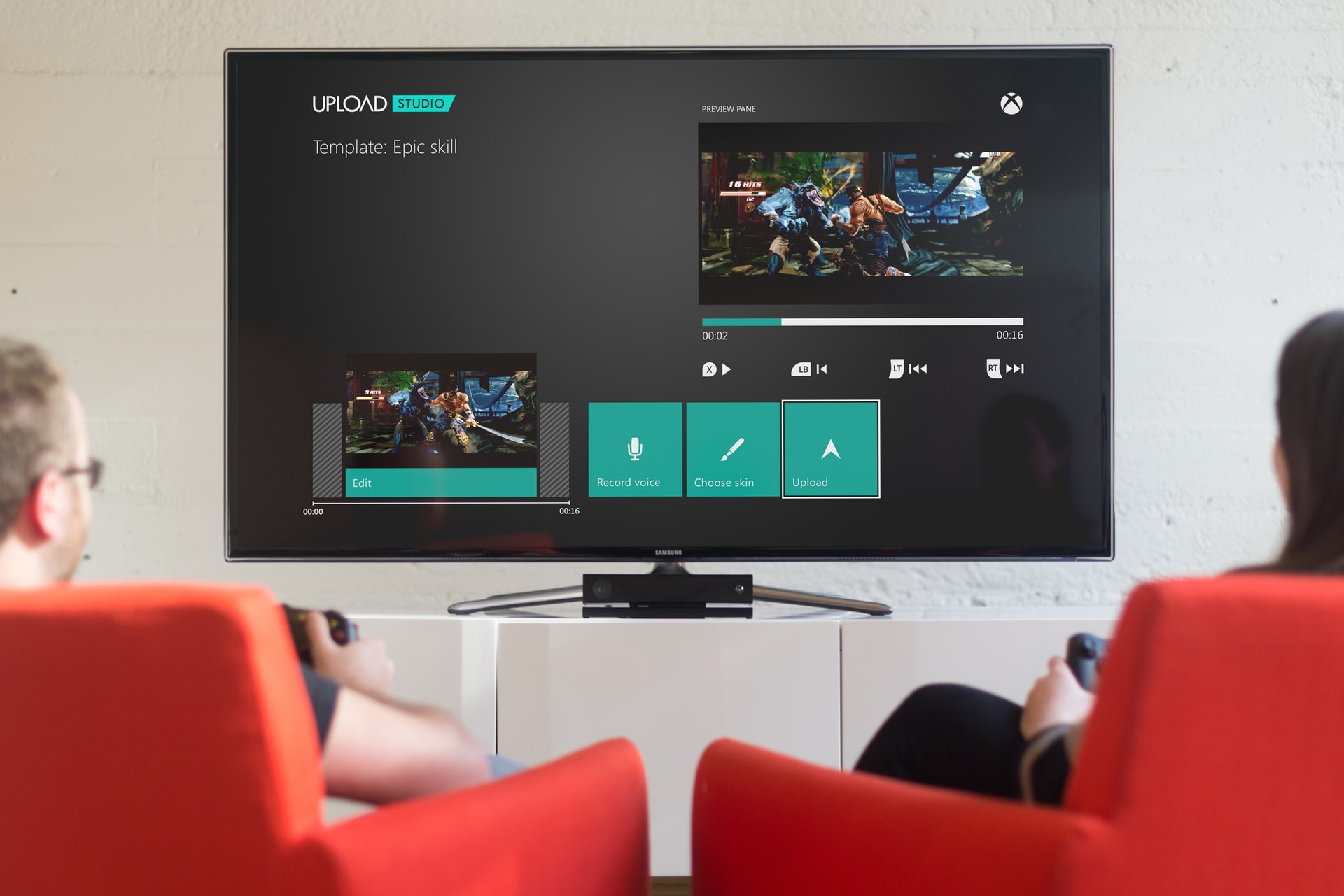 Moderní televizní rozhraní na chytré televizi